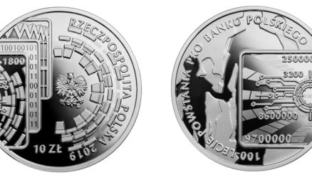 Kolekcjonerska moneta z okazji 100-lecia powstania PKO Banku Polskiego