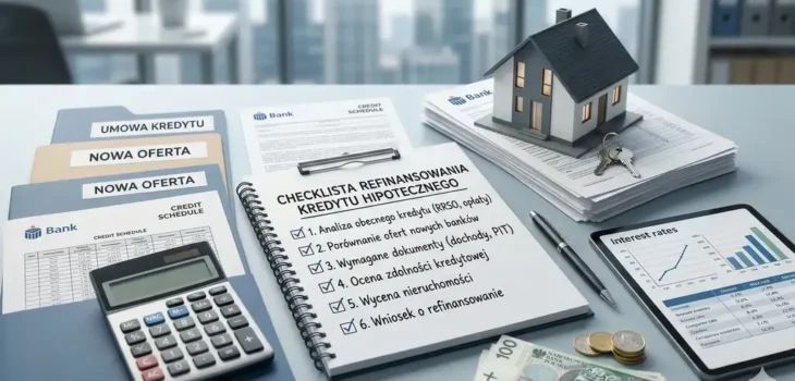 Jak przygotować się do refinansowania kredytu hipotecznego - checklista przed zmianą banku?